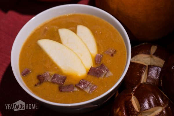 pumpkin apple bacon soup