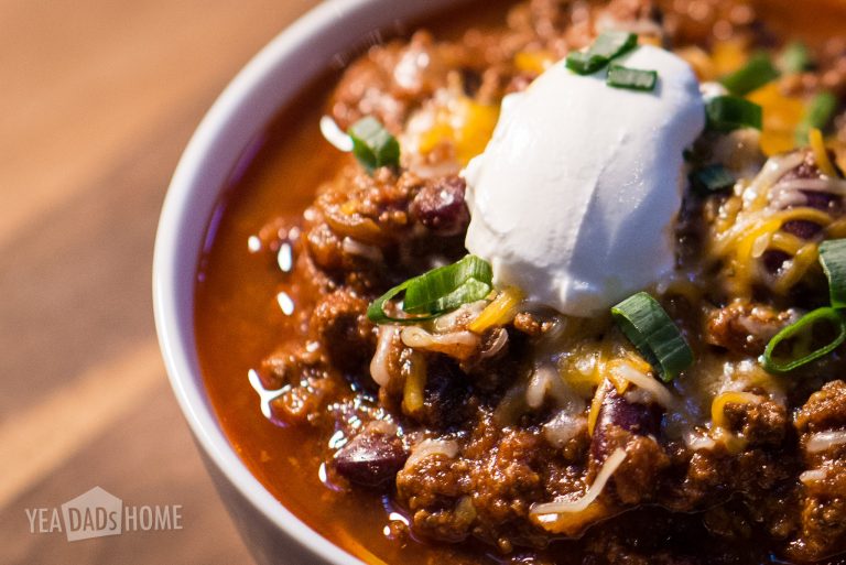 Easy Beef Chili - Yea Dads Home