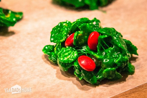 Christmas wreath cookies